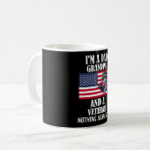 イムAパパおじいちゃんに退役軍人なし コーヒーマグカップ (正面左)