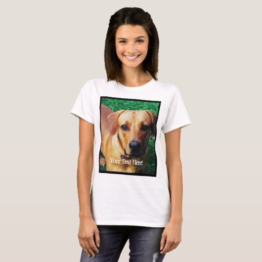 イメカスタムージの写真のアップロード Tシャツ (正面フル)