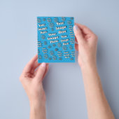 イメスタイリッシュージテンプレート独自の チラシ (手)