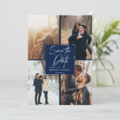 イメモダンージCollageネイビーブルー セーブザデート (スタンド正面)