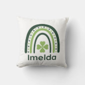 イメルダクローバーボホーレインボー クッション (正面)