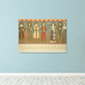 イメレス:ジェラティ修道院のフレスコ画、プレート キャンバスプリント (インサイチュ (ウッドフロア))