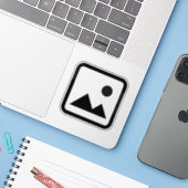 イメージが見つからない シール (ノートパソコンとiPhone)