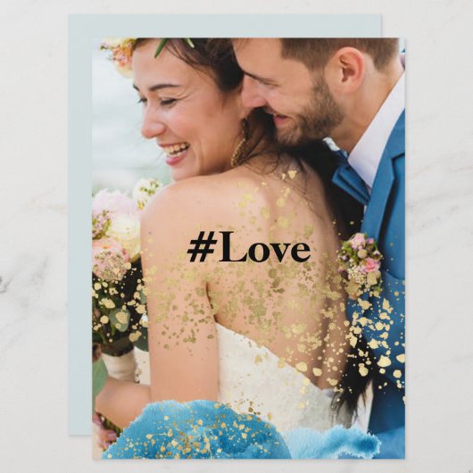 イメージと文字カードの個人用設定 招待状 (正面/裏面)