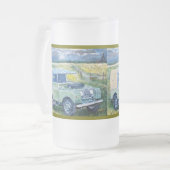 イメージによって曇らされるビールTankardを繰り返して下さい フロストグラスビールジョッキ (正面左)