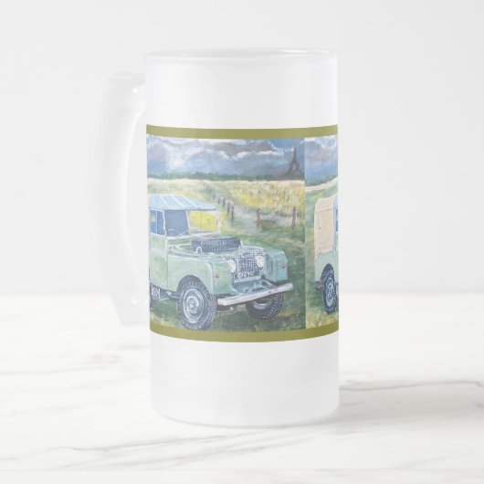 イメージによって曇らされるビールTankardを繰り返して下さい フロストグラスビールジョッキ (正面左)