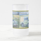 イメージによって曇らされるビールTankardを繰り返して下さい フロストグラスビールジョッキ (中央)