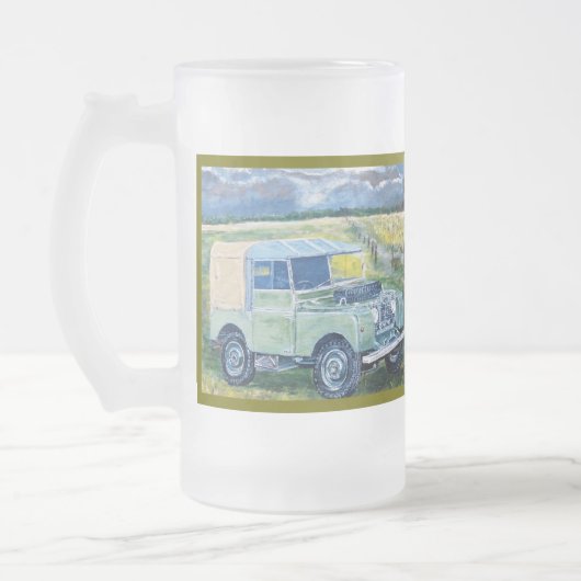 イメージによって曇らされるビールTankardを繰り返して下さい フロストグラスビールジョッキ (左)