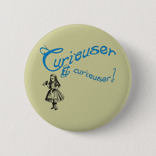 イメージのアリスの引用文 缶バッジ (正面)