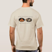 イメージのコレクションの図書館のTシャツ Tシャツ (裏面)