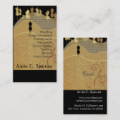 イメージのコンサルタントのファッションのスタイリスト 名刺 (正面/裏面)