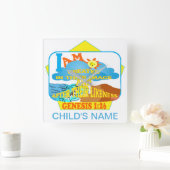 イメージの英語で作成されるKOZの柱時計- スクエア壁時計 (ホーム)