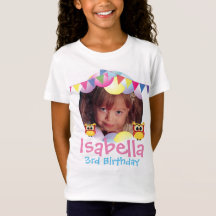 イメージの誕生日のかわいく黄色いフクロウのテーマを所有するため