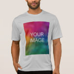 イメージの追加文字メンズアクティブウェアスポーツシルバーモダンシルバー Tシャツ<br><div class="desc">画像文字をここに追加モダンテンプレートメンズスポーツテック競合他社Activewear Silver T-Shirt.</div>