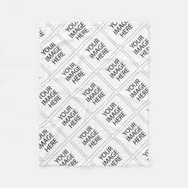 イメージまたはロゴを使用する フリースブランケット