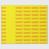 イメージまたはロゴを使用する ラッピングペーパー (フラット)