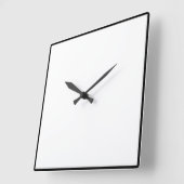 イメージやメッセージの追加 スクエア壁時計 (傾斜)