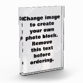 イメージを変更して自分のイメージを作成パーソナライズされたする フォトブロック (左)