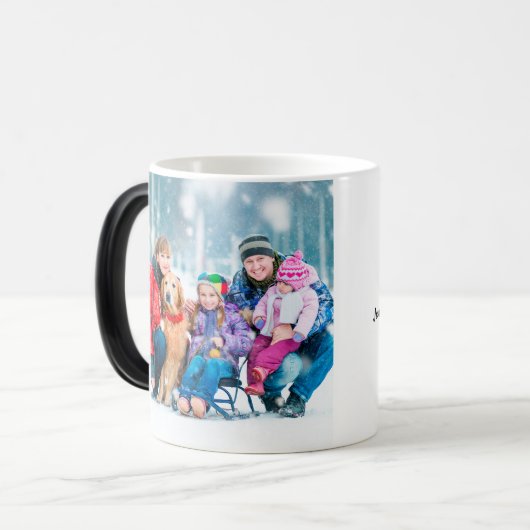 イメージを明らかにする熱湯が付いているユニークなギフト|の盛り土 モーフィングマグカップ (正面左)