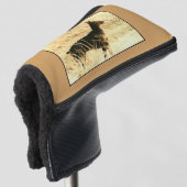 イメージを絵を描いている乾燥したリードのドーベルマン犬 ゴルフヘッドカバー (3/4 正面)