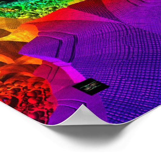 イメージを繰り返しブラックライトポスター5 ポスター (角)