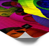 イメージを繰り返しブラックライトポスター7 ポスター (角)