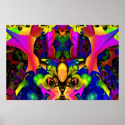 イメージを繰り返しブラックライトポスター7 ポスター (正面)