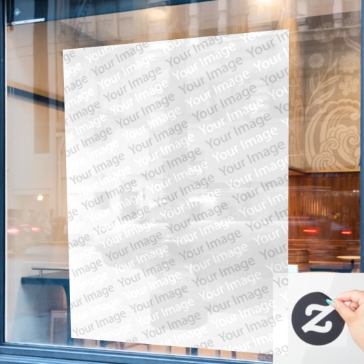 イメージウィンドウが固定する ウィンドウサイン (カフェ窓)