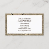 イメージカバー木片 名刺 (裏面)