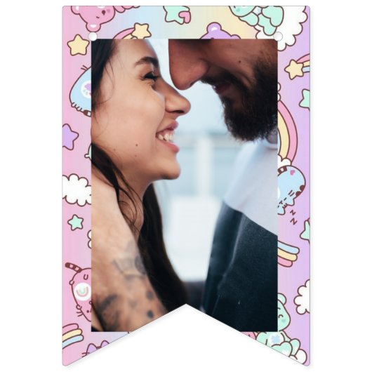 イメージチェンジかわいいクマ誕生日 バンティングフラッグ (第2の旗)