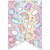 イメージチェンジかわいいクマ誕生日 バンティングフラッグ (第1の旗)