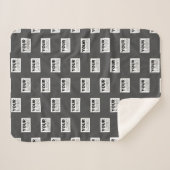 イメージデザインまたはビジネスロゴのタイル |グレー シェルパブランケット (正面(横))