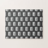 イメージデザインまたはビジネスロゴのタイル |グレー ジグソーパズル (横)