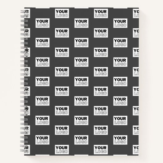 イメージデザインまたはビジネスロゴのタイル |グレー ノートブック (正面)