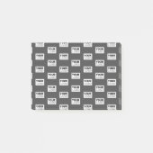 イメージデザインまたはビジネスロゴのタイル |グレー ポストイット (正面)