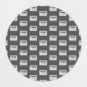 イメージデザインまたはビジネスロゴのタイル |グレー ラベル (デザイン2)