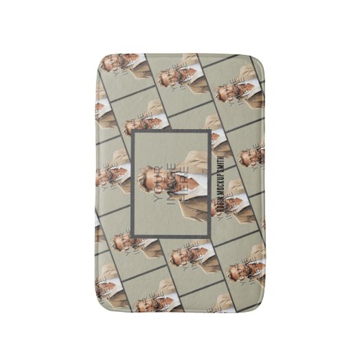 イメージフォトパーソナライズされたカスタムバスマット バスマット (正面縦)