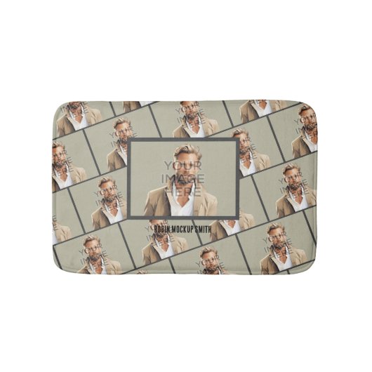 イメージフォトパーソナライズされたカスタムバスマット バスマット (正面)