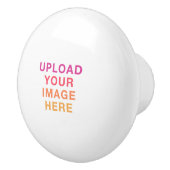 イメージロゴのフルサイズ空白の セラミックノブ (右)