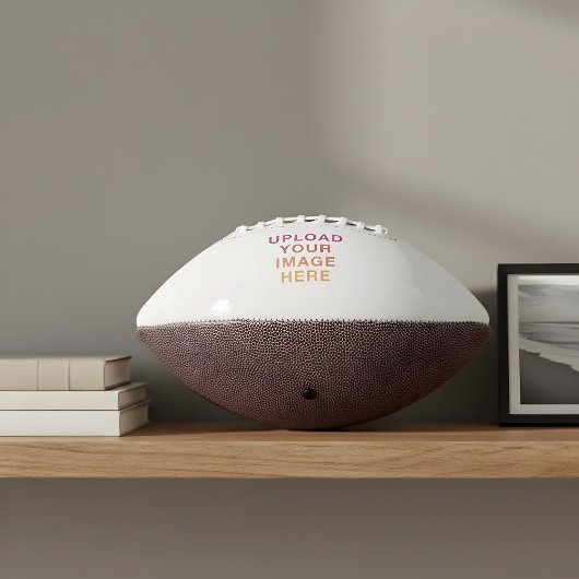 イメージロゴの白のアップ空白のロード アメリカンフットボール