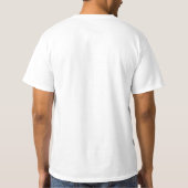 イメージロゴを追加する個人用テンプレートメンズホワイト Tシャツ (裏面)
