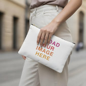 イメージロゴ空白の白 アクセサリーポーチ