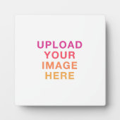 イメージロゴ空白の白 フォトプラーク (正面)