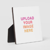 イメージロゴ空白の白 フォトプラーク (正面)