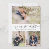 イメージ|の保存と文字を入れられる手日付カード セーブザデート (正面)