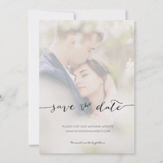 イメージ|の保存と文字を入れられる手日付カード セーブザデート (裏面)