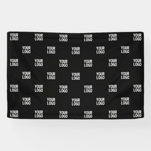 イメージ、デザイン、会社のロゴの繰り返し 横断幕 (横)