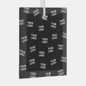 イメージ、ビジネスロゴ、その他のデザイン ガラスオーナメント (正面右)