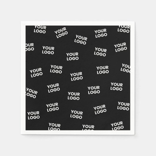 イメージ、ビジネスロゴ、その他のデザイン スタンダードカクテルナプキン (正面)