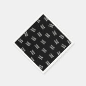 イメージ、ビジネスロゴ、その他のデザイン スタンダードカクテルナプキン (角)